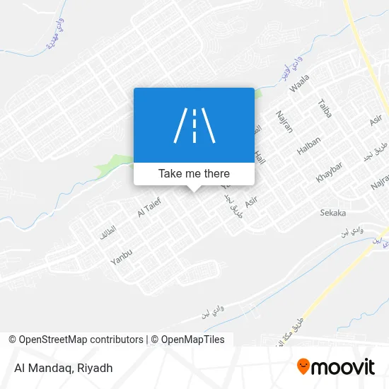 Al Mandaq map