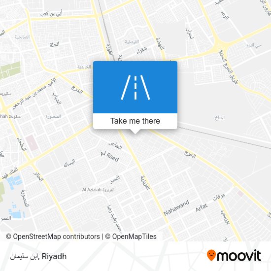 ابن سليمان map