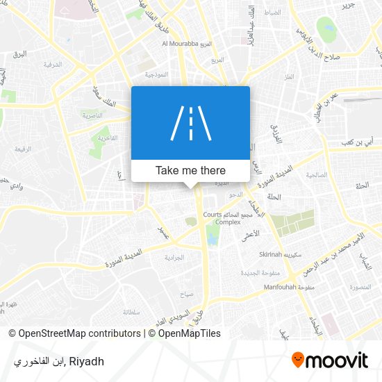 ابن الفاخوري map