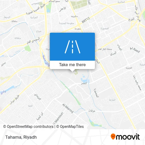 Tahama map