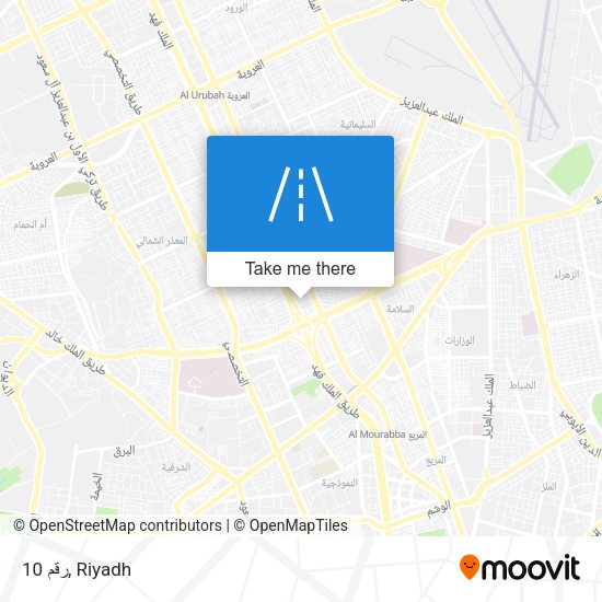 رقم 10 map