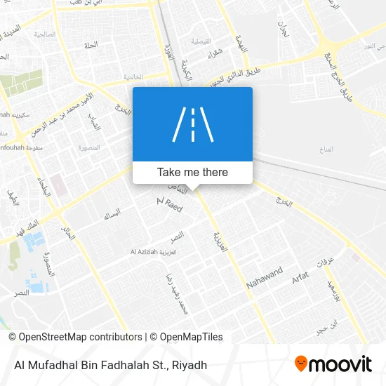 Al Mufadhal Bin Fadhalah Street map