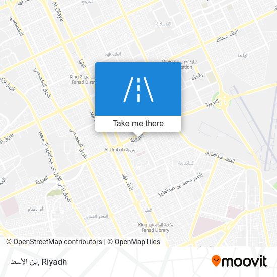 ابن الأسعد map