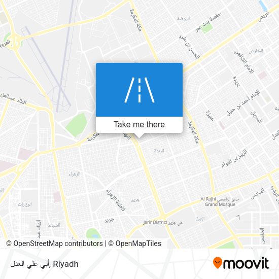 أبي علي العدل map