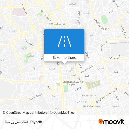 عبدالرحمن بن منقذ map