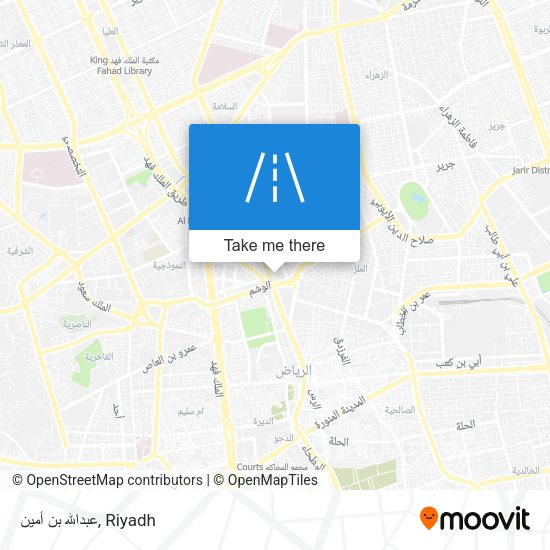 عبدالله بن أمين map