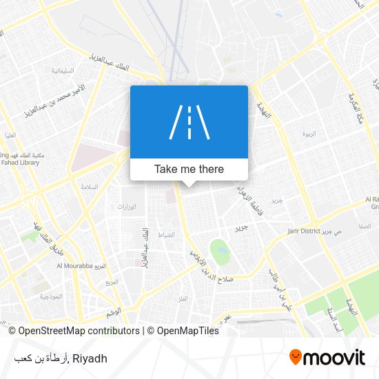 أرطأة بن كعب map