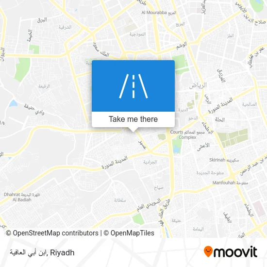 ابن أبي العافية map