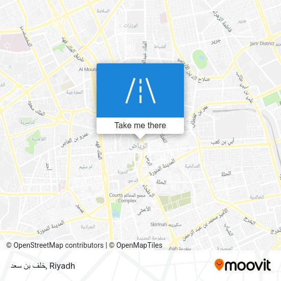 خلف بن سعد map