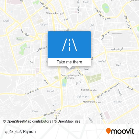 الديار بكري map