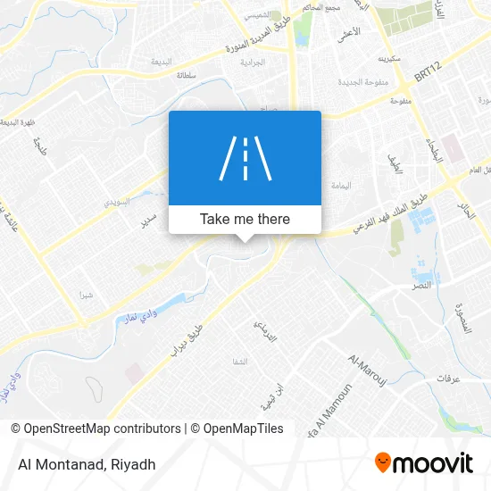 Al Montanad map