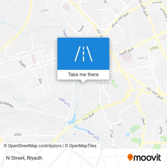 N Street map