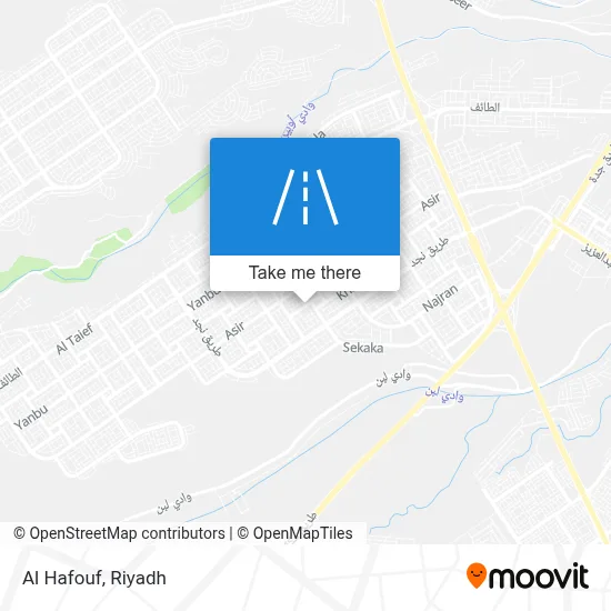 Al Hafouf map