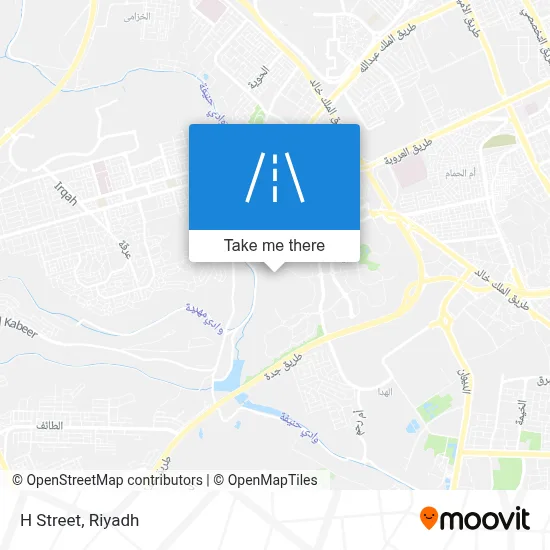 H Street map