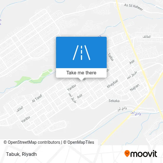Tabuk map