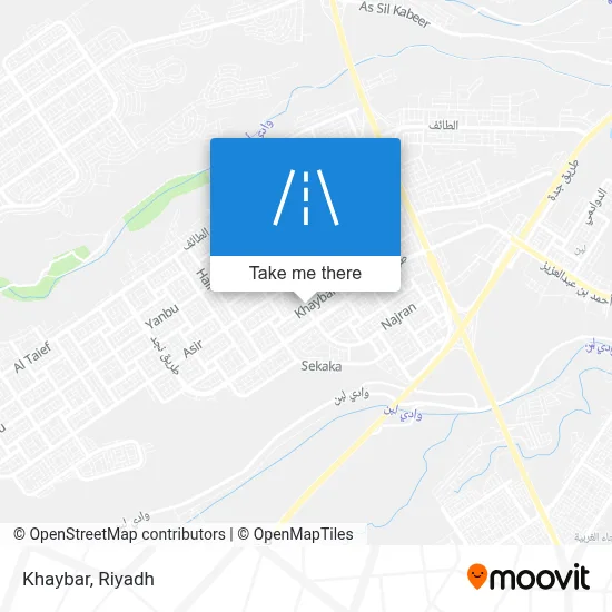 Khaybar map