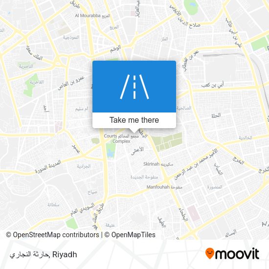 حارثة النجاري map
