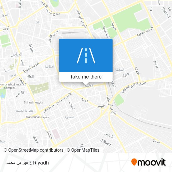 زهير بن محمد map