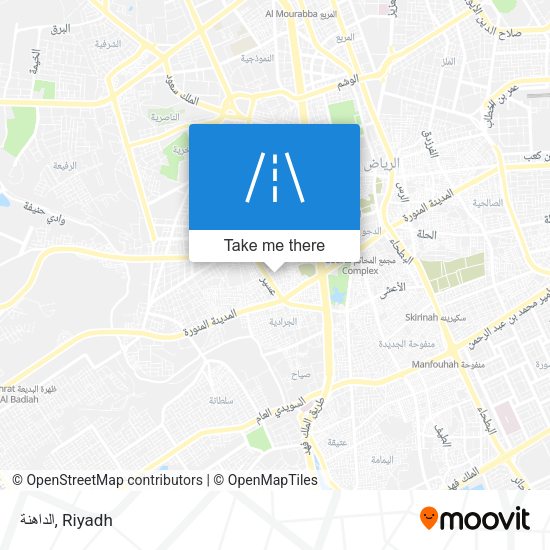 الداهنة map