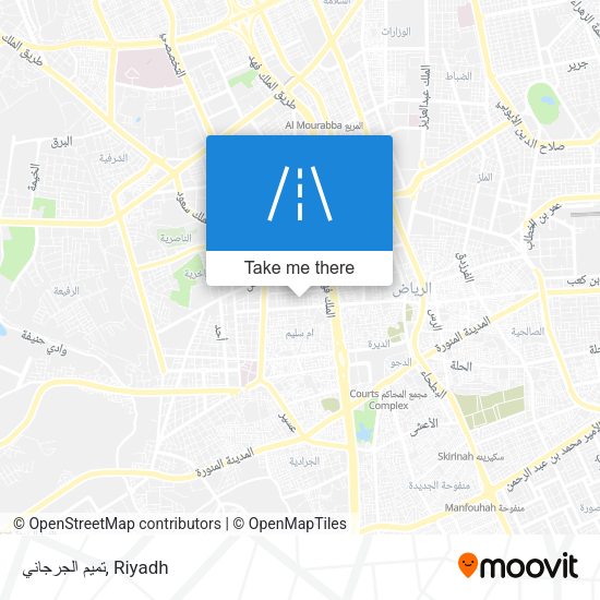 تميم الجرجاني map