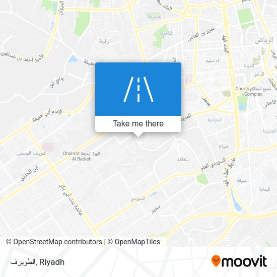 الطويرف map