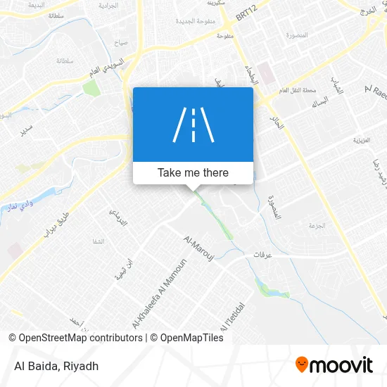 Al Baida map