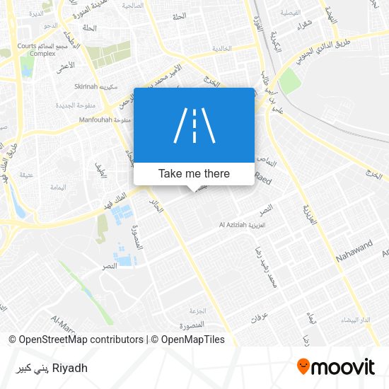 بني كبير map