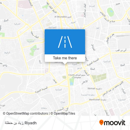 زياد بن حنظلة map