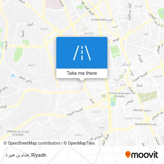 هشام بن هبيرة map
