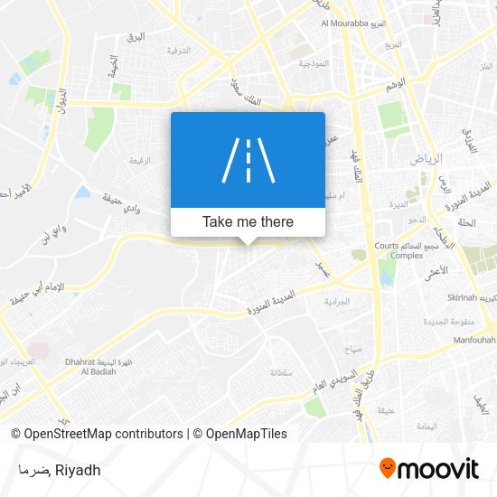 ضرما map