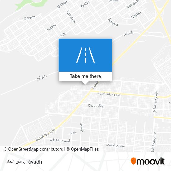 وادي الحاد map