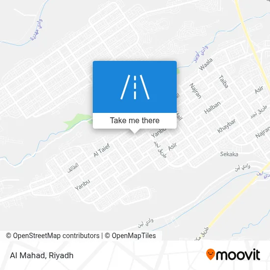 Al Mahad map