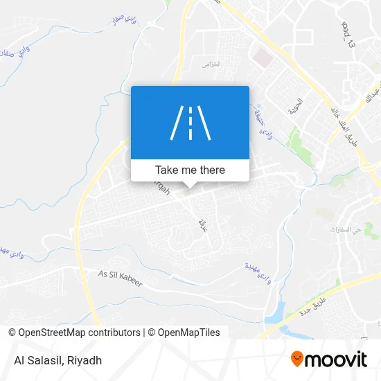 Al Salasil map