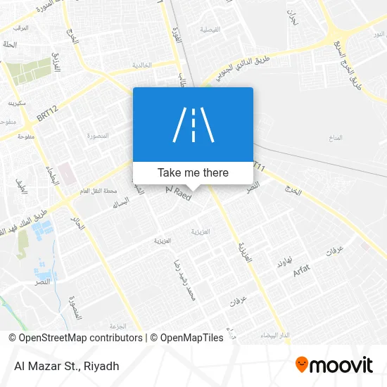 Al Mazar St. map