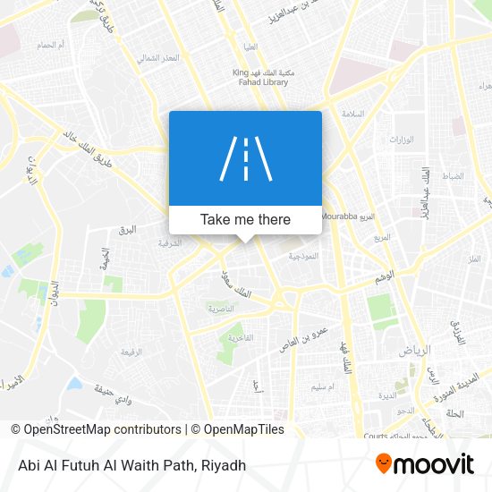 Abi Al Futuh Al Waith Path map