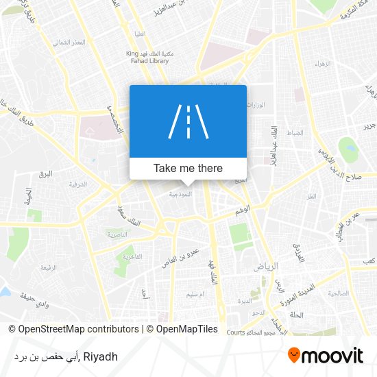 أبي حفص بن برد map