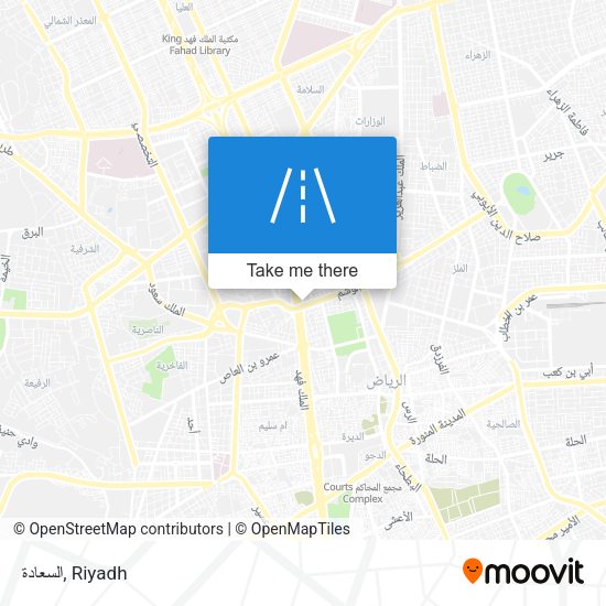 السعادة map