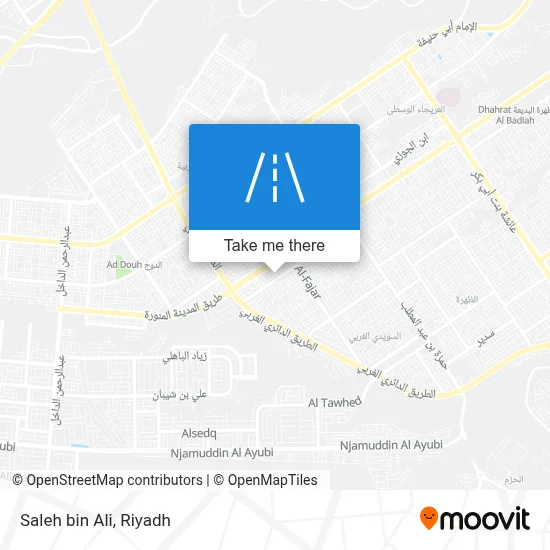 Saleh bin Ali map