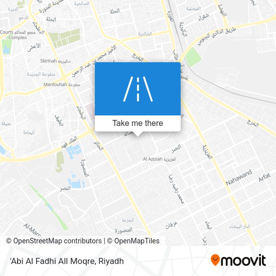 'Abi Al Fadhi All Moqre map