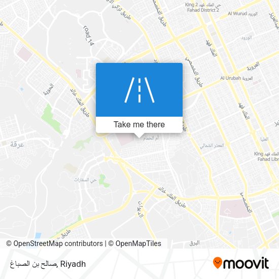 صالح بن الصباغ map