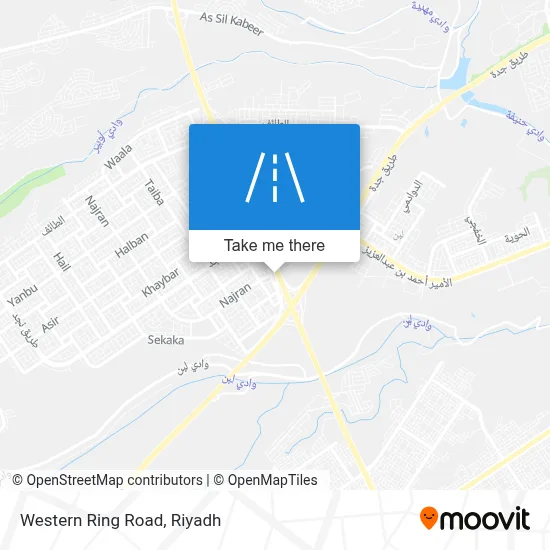 Western Ring Road map