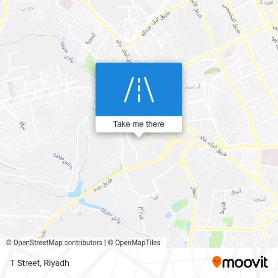 T Street map