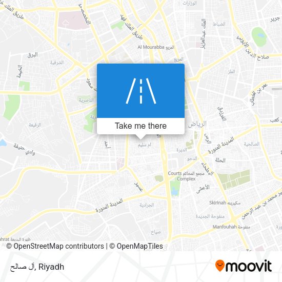 آل صالح map
