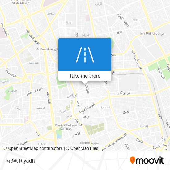 القارية map