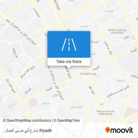 شارع أبي موسى الجمال map