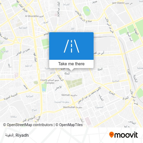 الدفينة map