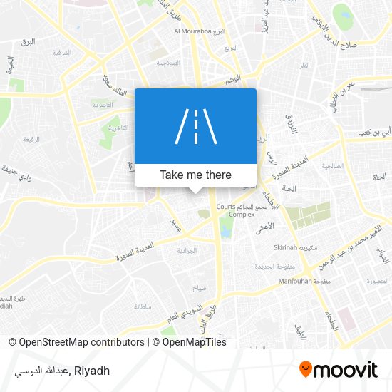 عبدالله الدوسي map