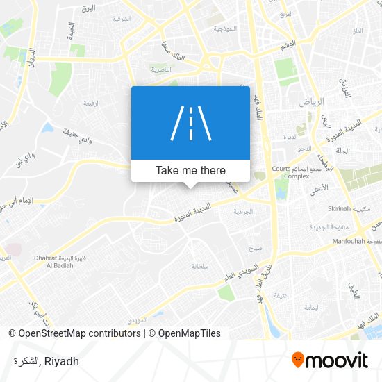 الشكرة map