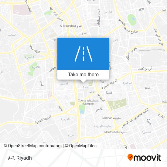 المقر map