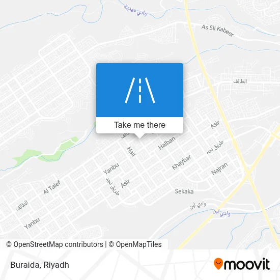 Buraida map